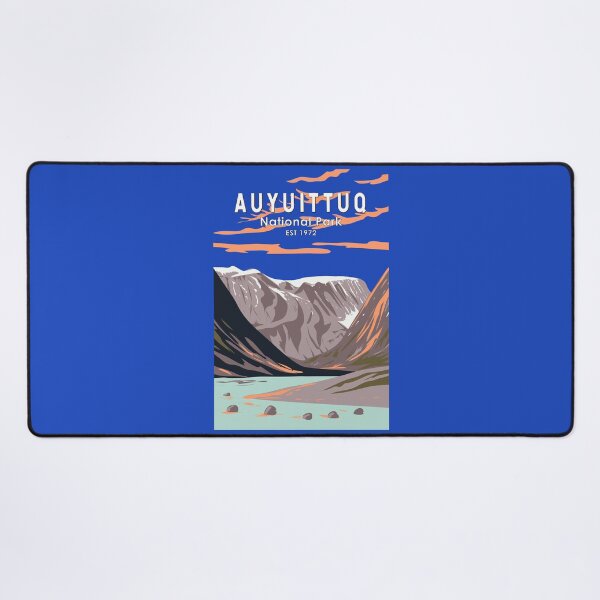 Item preview, Auyuittuq National Park Canada Travel Art Vintage designed and sold by KrisSidDesigns.
