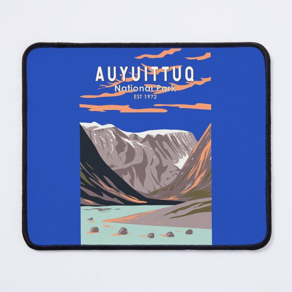 Item preview, Auyuittuq National Park Canada Travel Art Vintage designed and sold by KrisSidDesigns.