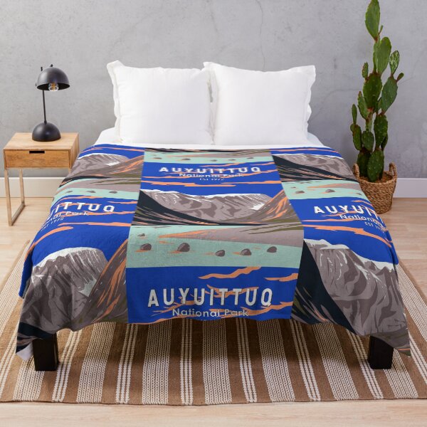 Item preview, Auyuittuq National Park Canada Travel Art Vintage designed and sold by KrisSidDesigns.