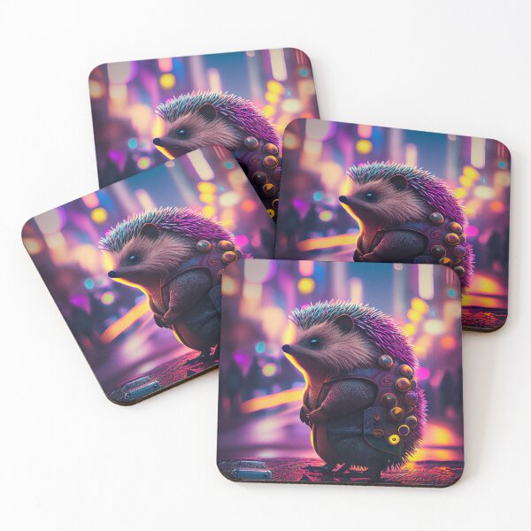Item preview, Cute cyberpunk hedgehog designed and sold by Chrizz1990.