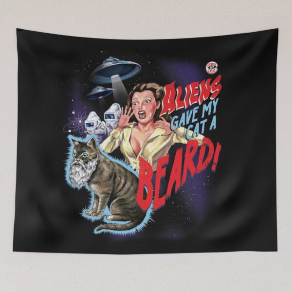 Item preview, Aliens Gave My Cat a Beard  designed and sold by detreragilsx.