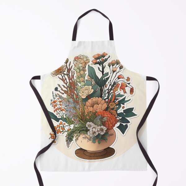 Artikelvorschau, Ikebana flower arrangement Mucha style entworfen und verkauft von artyficial-.