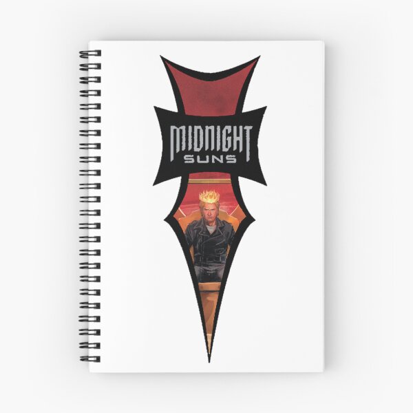 Item preview, Johnny Blaze Ghost rider Midnight Suns Logo  designed and sold by Midnightbloodstone.