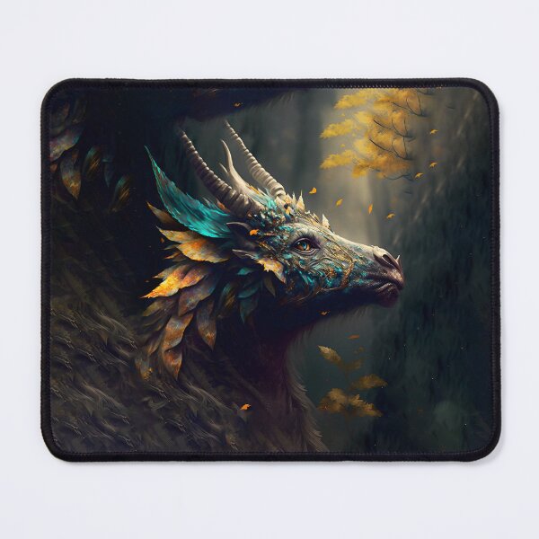 Item preview, Design Title: Mythical Ox - Digital Painting with Fantasy Creature designed and sold by MerakiAndArt.