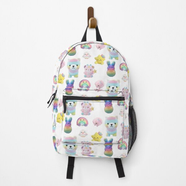 Item preview, Dreamy Rainbow Kawaii Plushies Sticker Pack designed and sold by casserolestan.