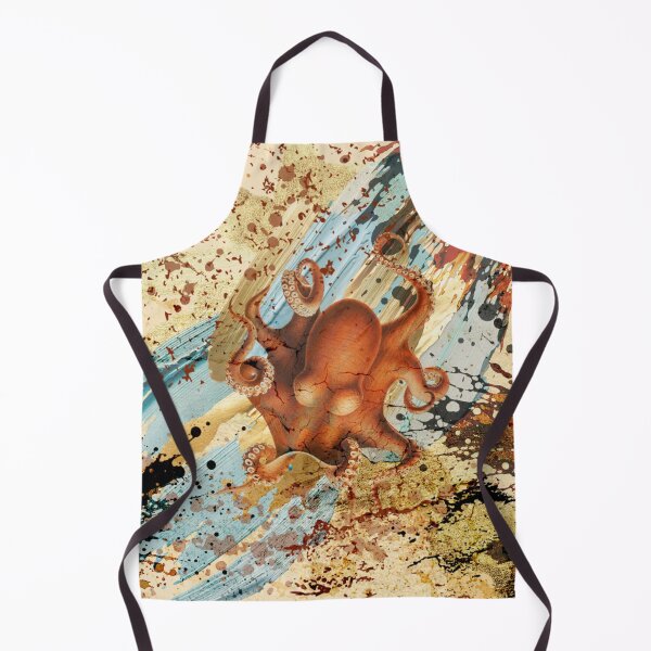 Item preview, Ocean Beauty - octopus rushing through the sea's depths designed and sold by DorisPetiole.