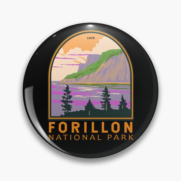 Item preview, Forillon National Park Canada Vintage Emblem designed and sold by KrisSidDesigns.