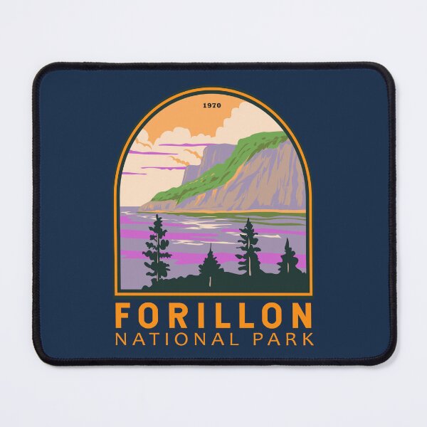 Item preview, Forillon National Park Canada Vintage Emblem designed and sold by KrisSidDesigns.