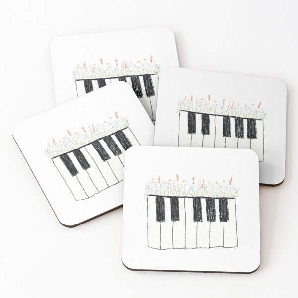 Item preview, Piano Flowers, Keyboard Flowers T-shirt designed and sold by PoiNattawan.