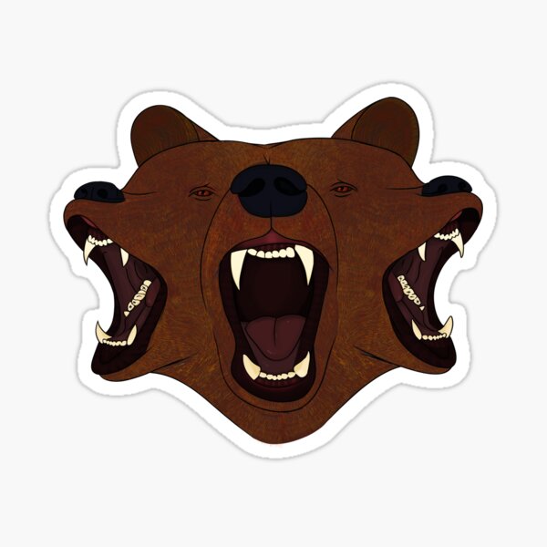 Item preview, Three Headed Bear designed and sold by Jupiterthesloth.