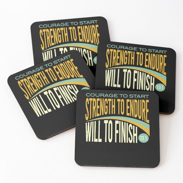 Item preview, Half Marathon Courage to Start Strength to Endure Will to Finish designed and sold by whyitsme.