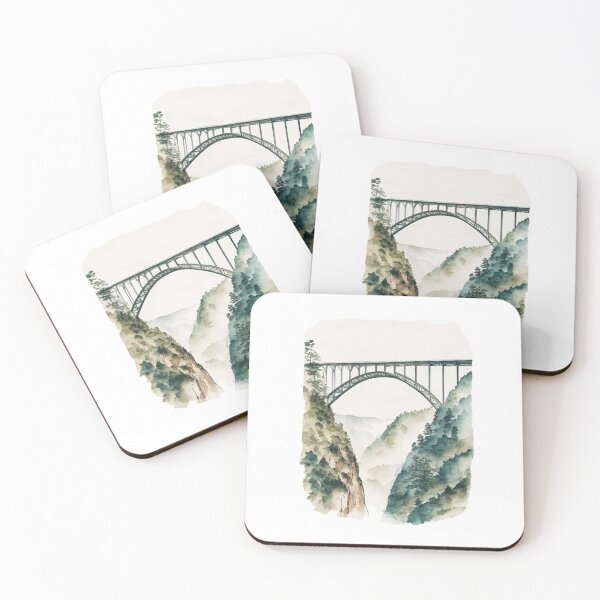 Item preview, New River Gorge National Park Boho Watercolor Arch  designed and sold by PikoApparel.
