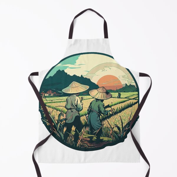 Item preview, Rice Field Workers designed and sold by artyficial-.