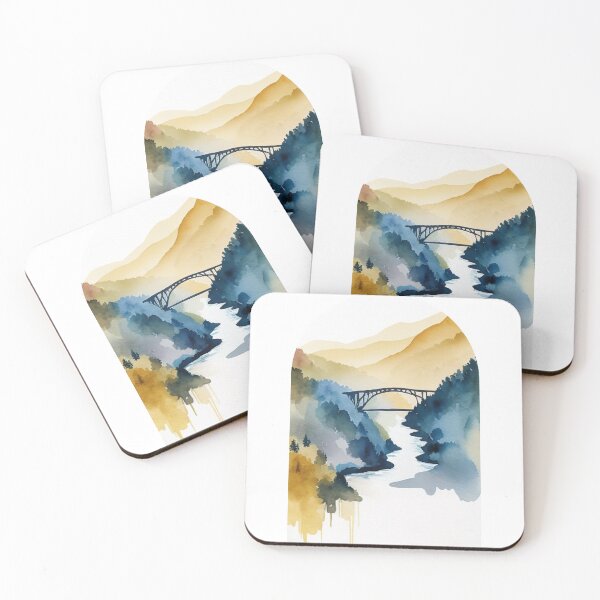 Item preview, New River Gorge National Park Boho Watercolor Arch  designed and sold by PikoApparel.