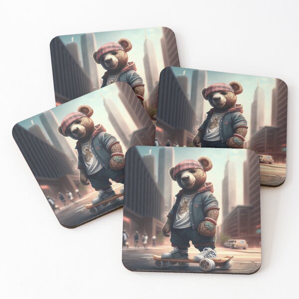 Item preview, Skating Bear designed and sold by Graphoteka.