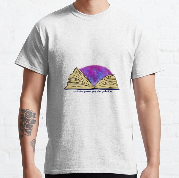 Dear Reader Book Galaxy Lyric Classic T-Shirt