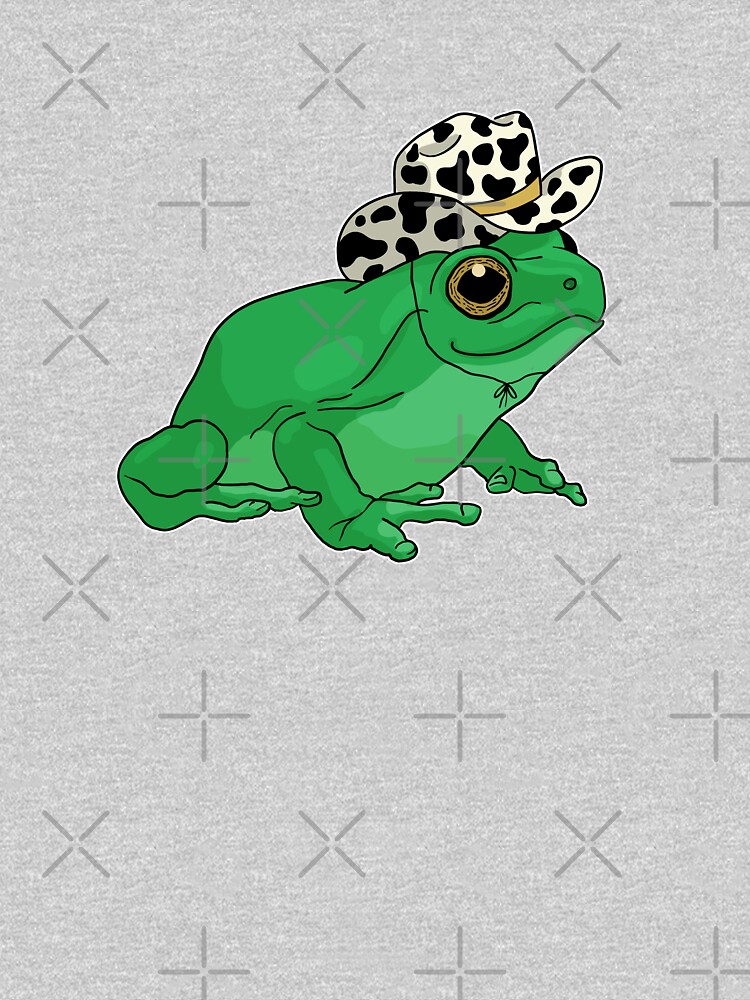 Cute Frog with Cowboy Hat: Kawaii Cottagecore Aesthetic Froggy, Western  Rodeo Country Lover Toad Kids T-Shirt for Sale by MinistryOfFrogs