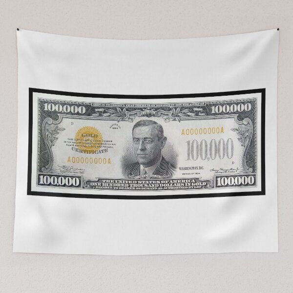 Item preview, $100,000 Gold Backed Bill 1934 designed and sold by Daniel Hagerman.