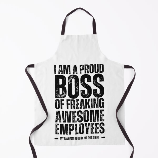 Item preview, I Am A Proud Boss Of Freaking Awesome Employees Funny Workplace Foreman Employee Gift T-Shirt designed and sold by vensoos.