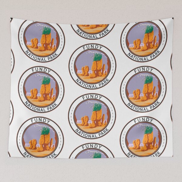 Item preview, Fundy National Park Canada Vintage Badge designed and sold by KrisSidDesigns.