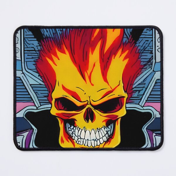 Item preview, Flaming Skull Graffiti Art designed and sold by SimpliText.