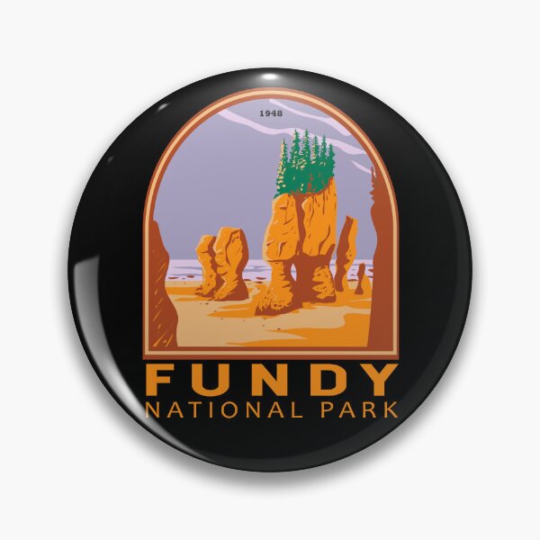 Item preview, Fundy National Park Canada Vintage Emblem designed and sold by KrisSidDesigns.