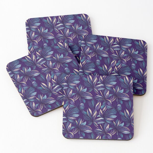 Item preview, Vintage purple Aglaonema Stripes  designed and sold by AstraNovaStudio.