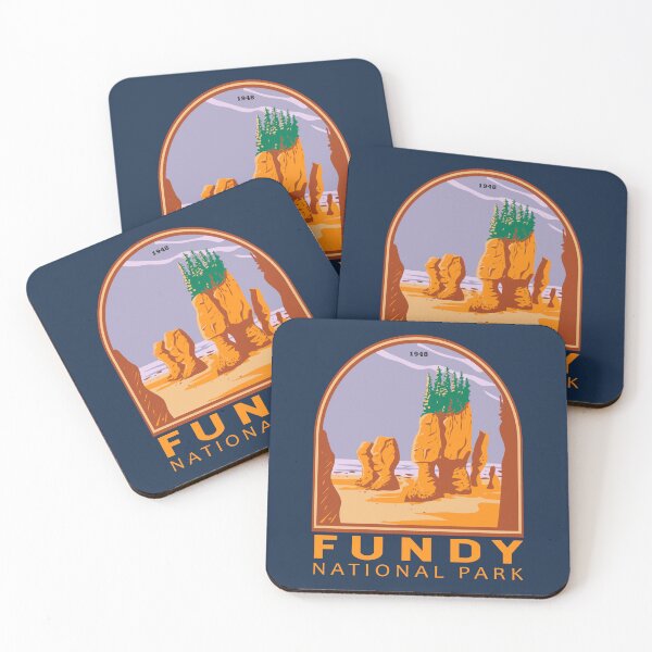 Item preview, Fundy National Park Canada Vintage Emblem designed and sold by KrisSidDesigns.