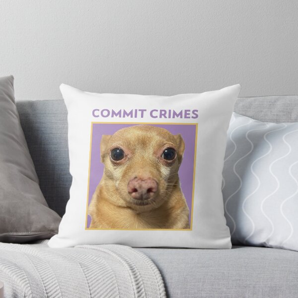 Crime Mouse Throw Pillow