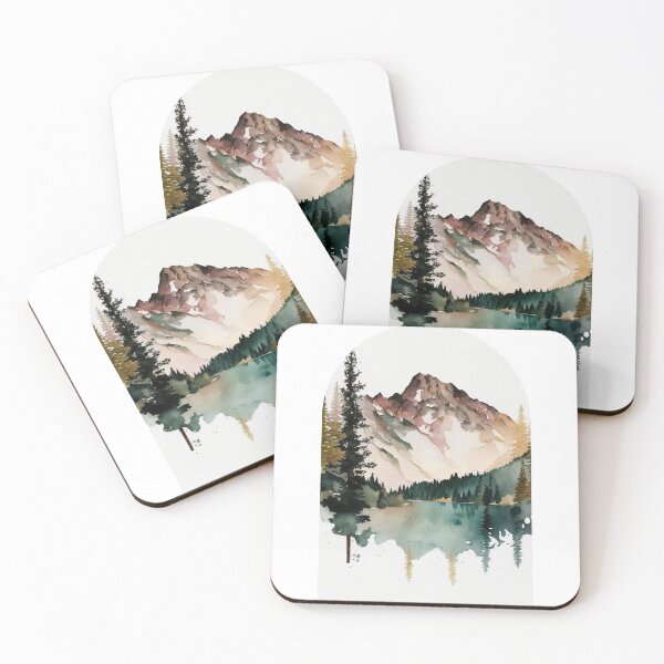 Item preview, North Cascades National Park Boho Watercolor Arch designed and sold by PikoApparel.