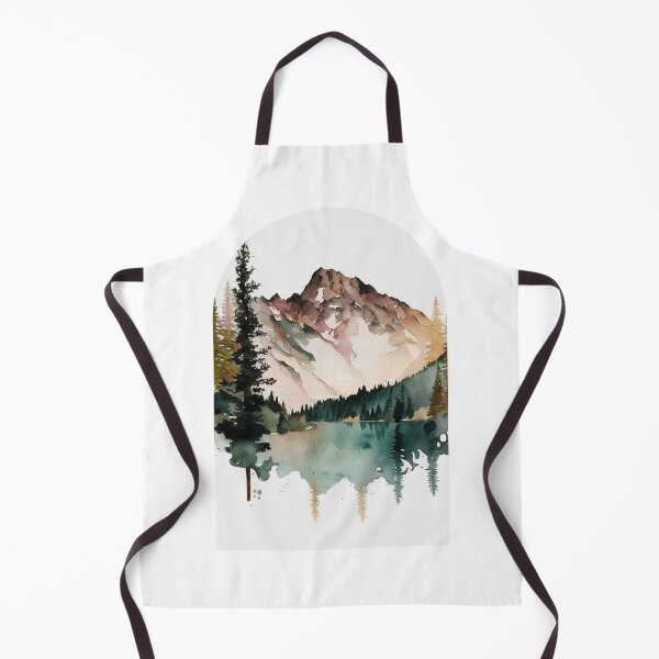 Item preview, North Cascades National Park Boho Watercolor Arch designed and sold by PikoApparel.