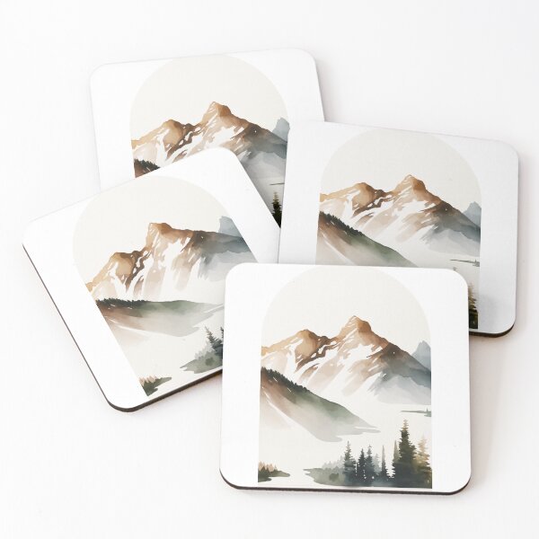 Item preview, North Cascades National Park Boho Watercolor Arch designed and sold by PikoApparel.