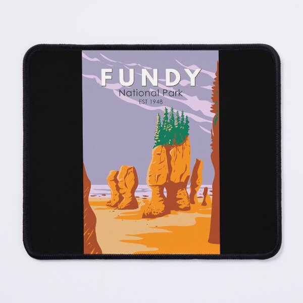 Item preview, Fundy National Park Canada Travel Art Vintage designed and sold by KrisSidDesigns.