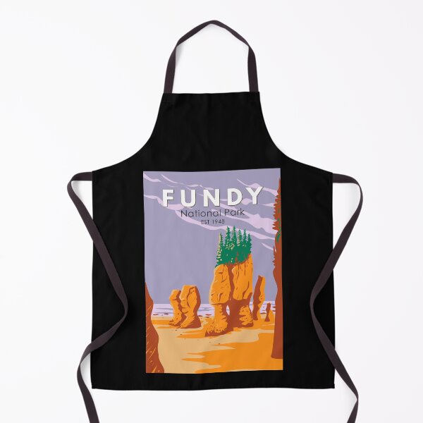 Item preview, Fundy National Park Canada Travel Art Vintage designed and sold by KrisSidDesigns.