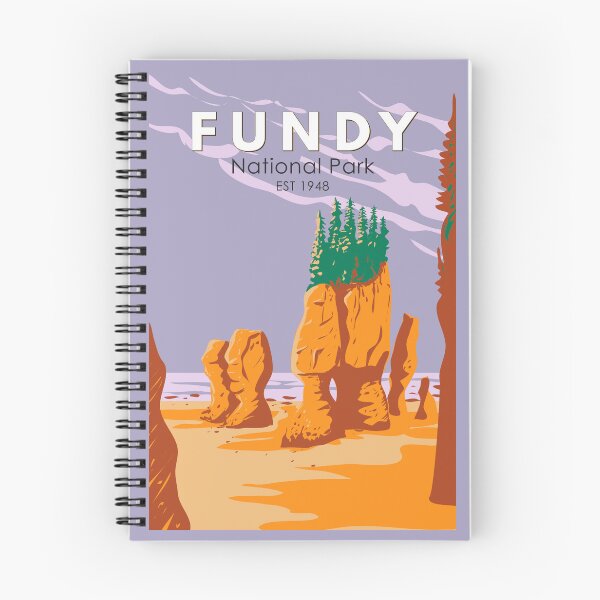 Item preview, Fundy National Park Canada Travel Art Vintage designed and sold by KrisSidDesigns.
