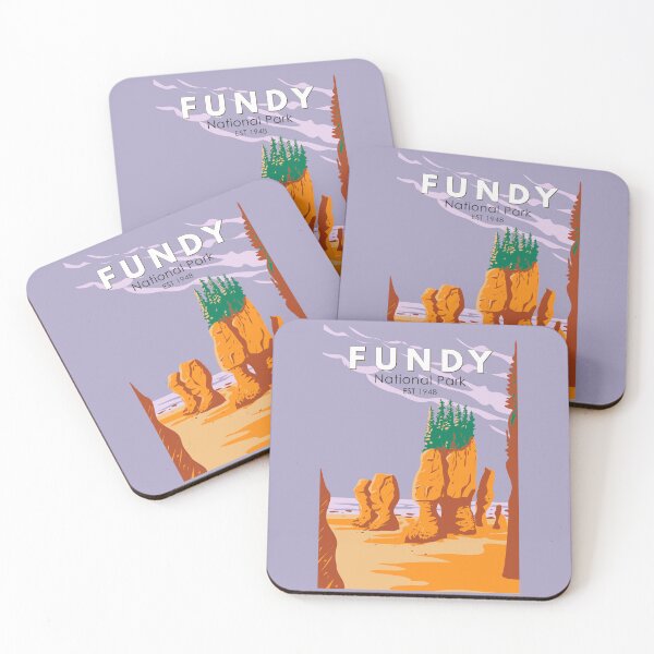 Item preview, Fundy National Park Canada Travel Art Vintage designed and sold by KrisSidDesigns.