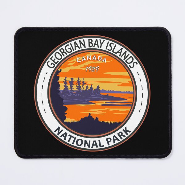 Item preview, Georgian Bay Islands National Park Canada Vintage Badge designed and sold by KrisSidDesigns.