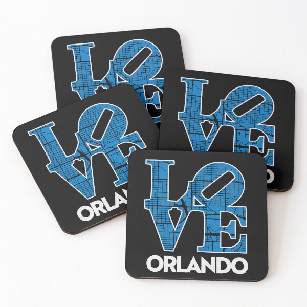 Item preview, Love Orlando City Map Orlando 407 designed and sold by pixeljamz.