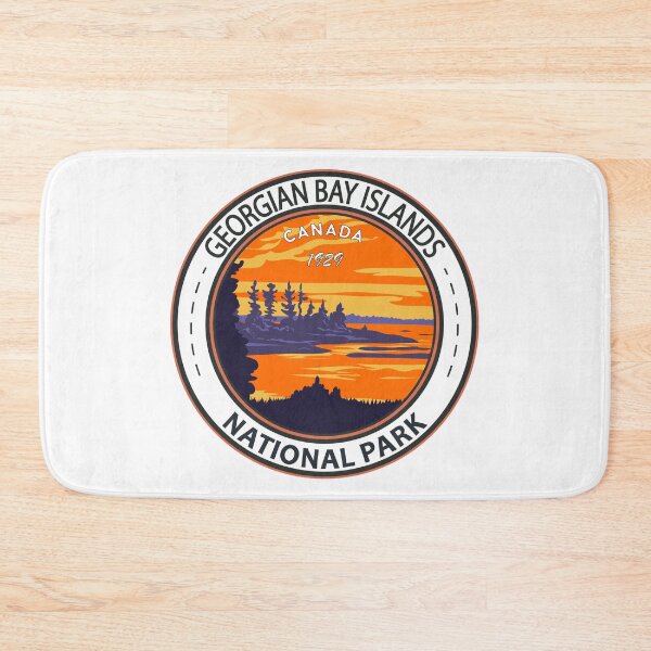 Item preview, Georgian Bay Islands National Park Canada Vintage Badge designed and sold by KrisSidDesigns.