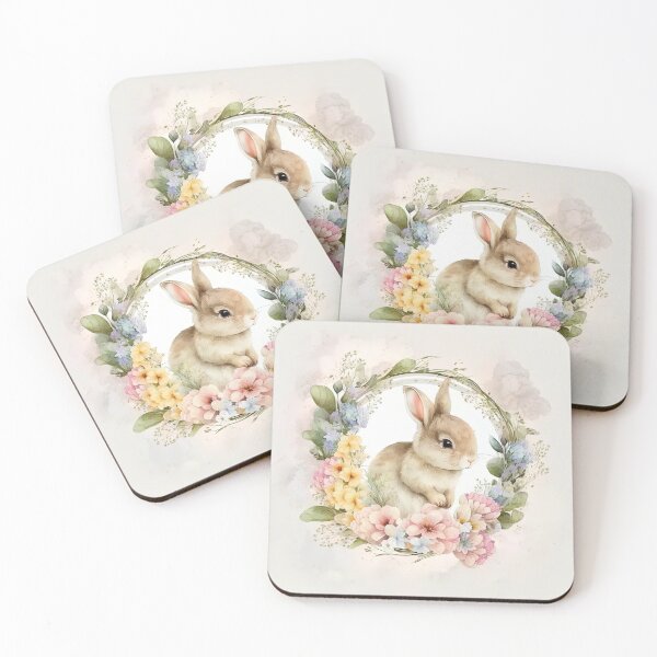 Item preview, Watercolor Bunny Rabbit designed and sold by Juliascutecornr.