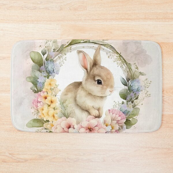 Item preview, Watercolor Bunny Rabbit designed and sold by Juliascutecornr.