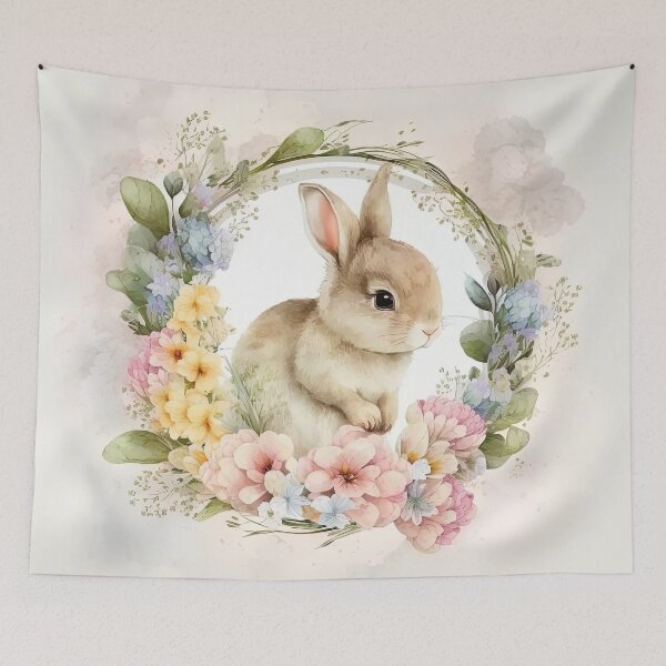 Item preview, Watercolor Bunny Rabbit designed and sold by Juliascutecornr.