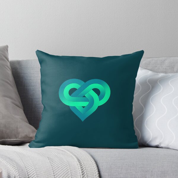 Vista previa del artículo con la obra «Cojín con motivo de corazón/amor/ilusión óptica - 20», diseñado y vendido por Bjoern  Smalbro.