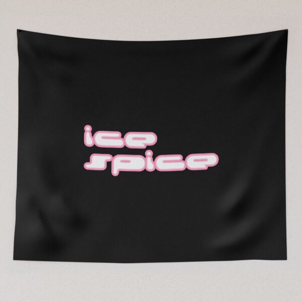 Aperçu de l'œuvre Ice Spice Aesthetic Munch R&B Hip Hop Pink Black créée et vendue par StickTheSong.
