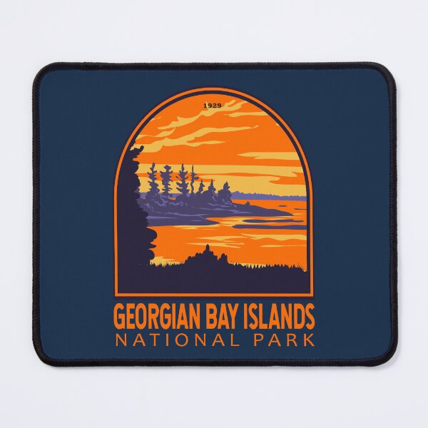 Item preview, Georgian Bay Islands National Park Canada Vintage Emblem designed and sold by KrisSidDesigns.