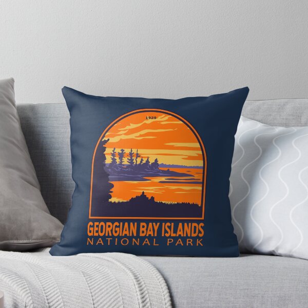 Item preview, Georgian Bay Islands National Park Canada Vintage Emblem designed and sold by KrisSidDesigns.