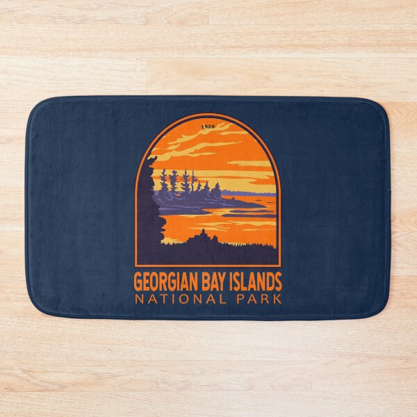 Item preview, Georgian Bay Islands National Park Canada Vintage Emblem designed and sold by KrisSidDesigns.