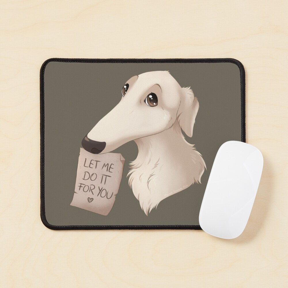 "Let me do it for you Borzoi Dog Meme" Sticker by FeverDreamFox | Redbubble