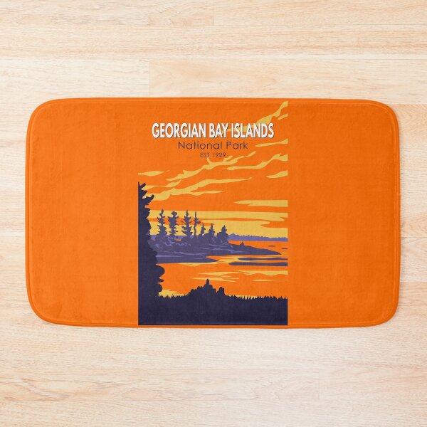 Item preview, Georgian Bay Islands National Park Canada Travel Art Vintage designed and sold by KrisSidDesigns.
