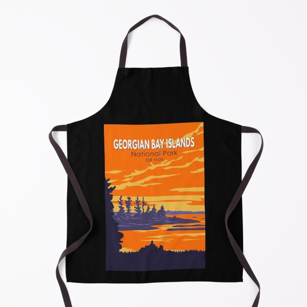 Item preview, Georgian Bay Islands National Park Canada Travel Art Vintage designed and sold by KrisSidDesigns.